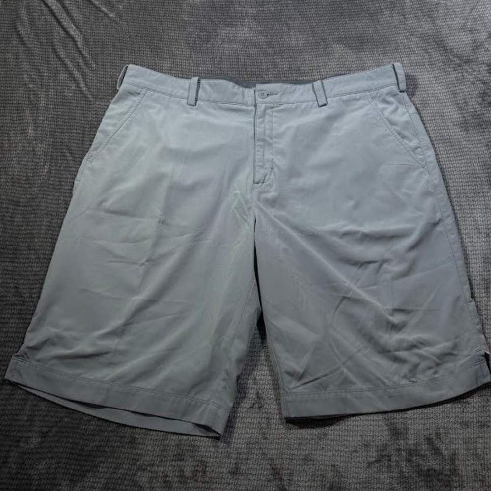 Nike Golf Tour Performance Dri-FIT Shorts Mens Gray Flat Front Athletic 38X10